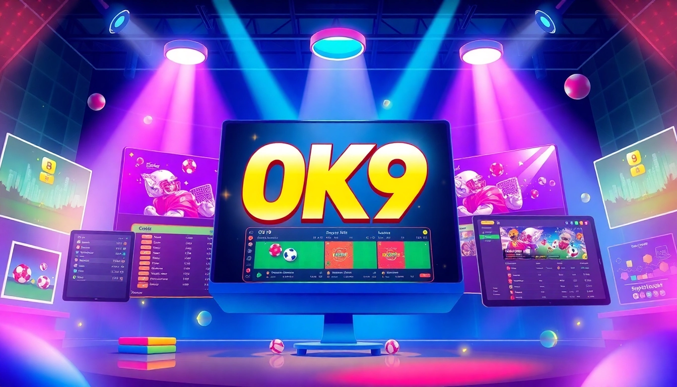 Engage with the OK 9 online betting platform showcasing a dynamic sportsbook interface.